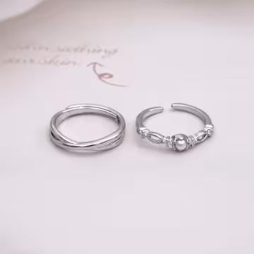 珍珠捧花×情侶對戒