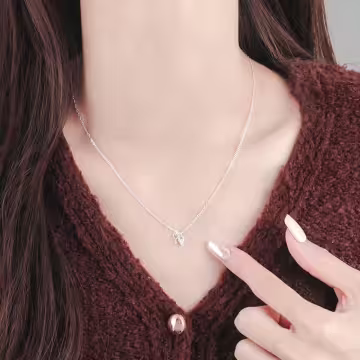 925銀飾&times;心鎖鑰匙&times;鎖骨項鍊