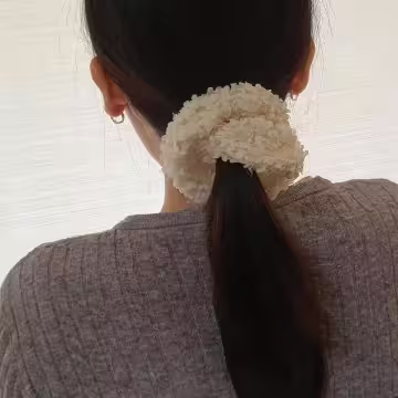仙女碎花蕾絲×大腸圈髮束×共二色