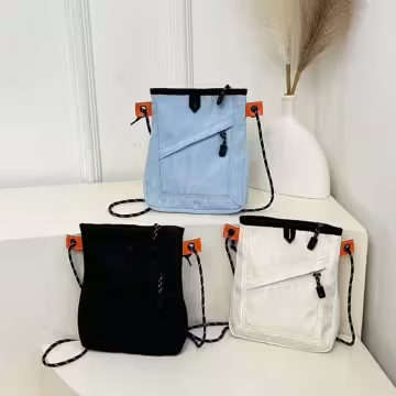 中性工裝小方包×斜背包×藍色