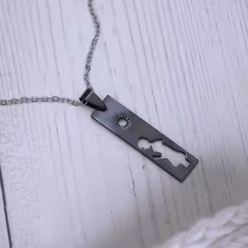 日月守護你×閨蜜姐妹情侶項鍊組