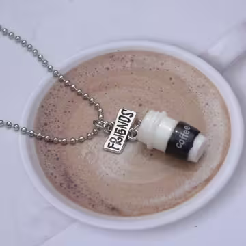 再忙也要喝咖啡×閨蜜姐妹項鍊組