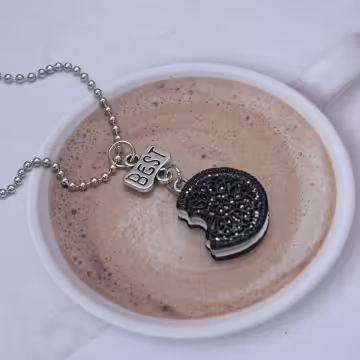 再忙也要喝咖啡×閨蜜姐妹項鍊組