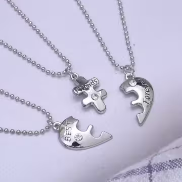 集結成心×三套件閨蜜姐妹項鍊組