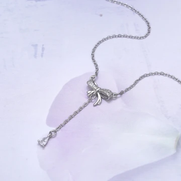 925銀飾×淡雅蝴蝶結流蘇×鎖骨項鍊.avif