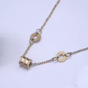 316鋼飾×羅馬數字小蠻腰 ×手鍊×金色