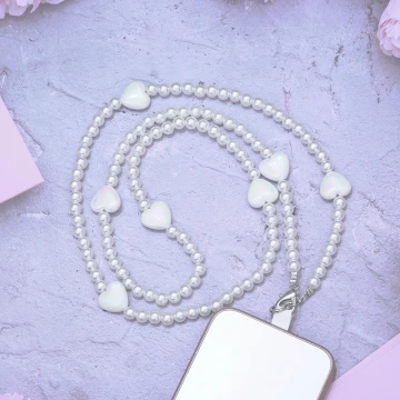 白珍珠小愛心×兩用手機繩×斜背繩×掌上提繩.avif