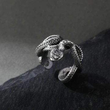 美式×復古×纏繞蟒蛇×開口戒指.avif