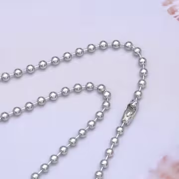 暗黑十字黑皮革×金屬長項鍊