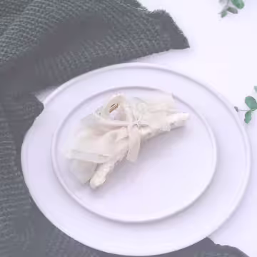 網紗蝴蝶結×鯊魚夾×共三色