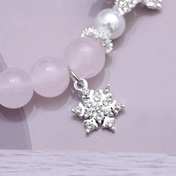 細串粉水晶愛心×固定式串珠手鍊.avif