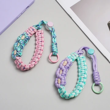 短版小花編織×水瓶飲料提繩×手機提繩×多功能×粉綠.avif