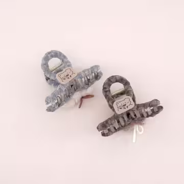 菱格小熊×鯊魚夾×共 二色