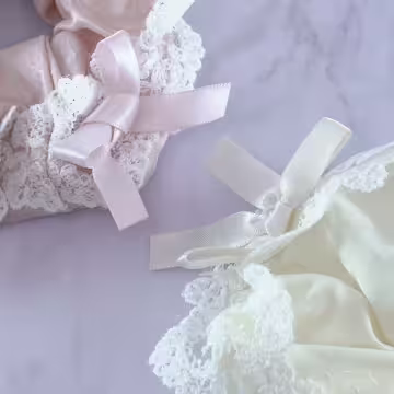 甜美蕾絲蝴蝶結×大腸圈髮束×共二色