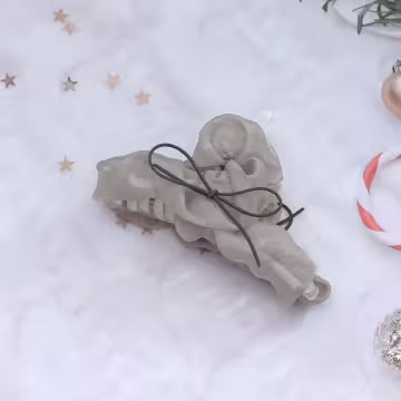 薄紗絲帶蝴蝶結×鯊魚夾×共三色