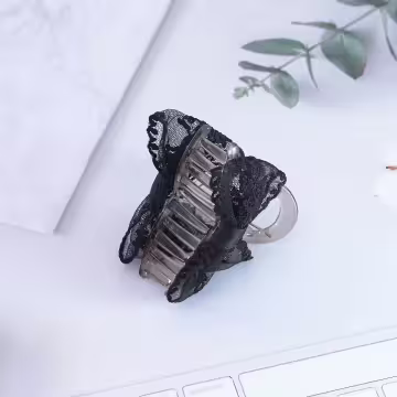 性感黑蕾絲×鯊魚夾