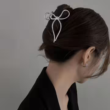 禮物蝴蝶結×鯊魚夾