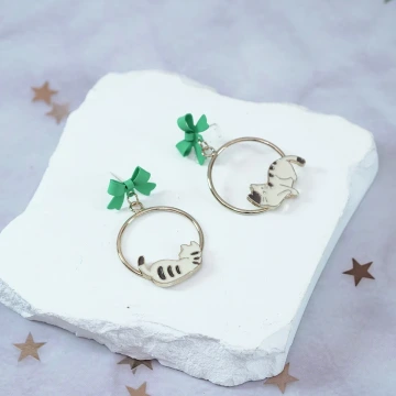 薄荷綠奶奶灰跳色霧面×穿戴式手指甲片×二十四入 .avif