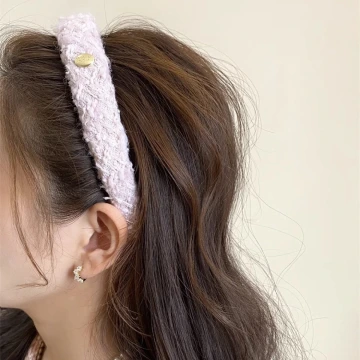 花朵軟糖羊毛氈×髮箍×共二色.avif
