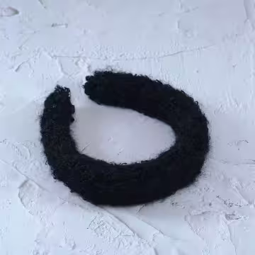 大羔毛素面×髮箍×共五色