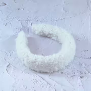 大羔毛素面×髮箍×共五色