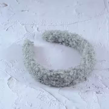 大羔毛素面×髮箍×共五色