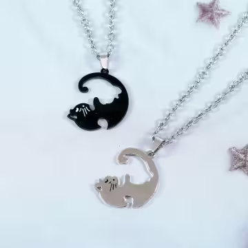 316鋼飾×抱團取暖×閨蜜情侶項鍊組