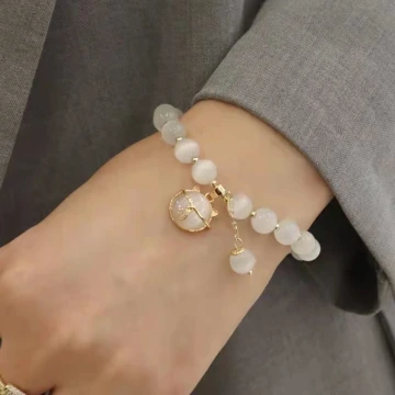 白月光琉璃鈴鐺×固定式串珠手鍊.avif