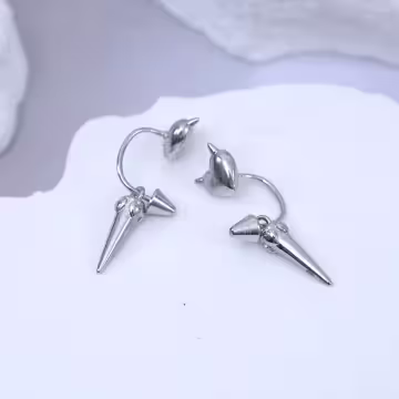 惡魔愛心椎子&times;轉珠耳環