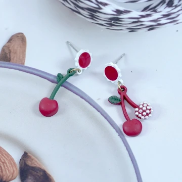 紅玫瑰愛心銀蔥亮面×穿戴式手指甲片×二十四入 .avif