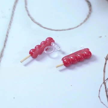 紅玫瑰愛心銀蔥亮面×穿戴式手指甲片×二十四入 .avif