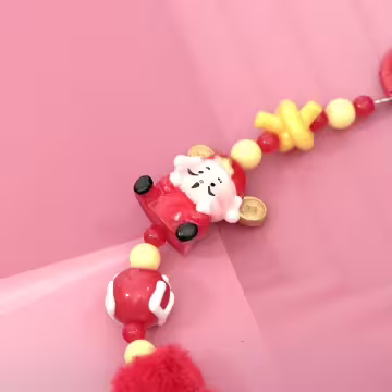 財神爺愛心&times;手機腕帶掛繩