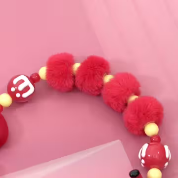 財神爺愛心&times;手機腕帶掛繩