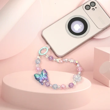 炫彩漸變蝴蝶&times;手機腕帶掛繩&times;藍色.avif