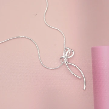 925銀飾&times;隨心線條蝴蝶結&times;鎖骨項鍊.avif