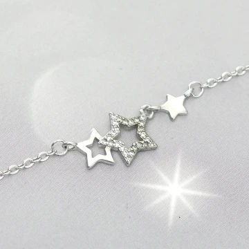 925銀飾&times;塗鴉鏤空星星&times;鎖骨項鍊 .avif