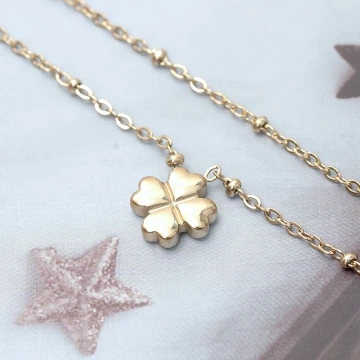 316鋼飾&times;圓潤四葉草&times;項鍊&times;金色.avif