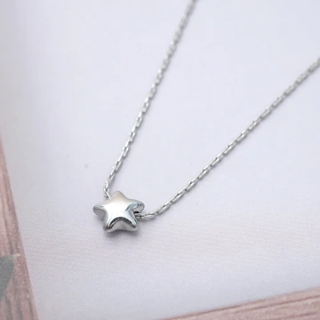 925銀飾&times;塗鴉鏤空星星&times;鎖骨項鍊 .avif