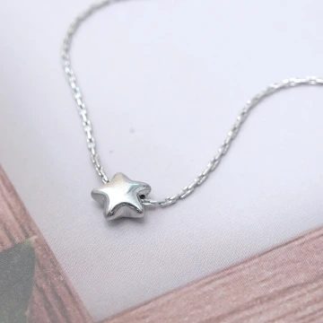 925銀飾&times;塗鴉鏤空星星&times;鎖骨項鍊 .avif