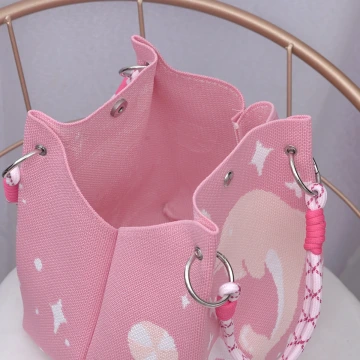 粉紅海豚&times;針織手提袋.avif