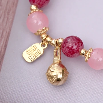 蒼藍吉葫蘆&times;固定式串珠手鍊.avif