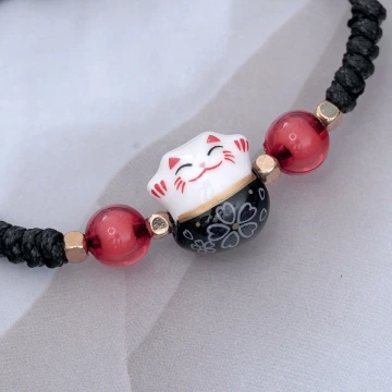 福狸&times;不對稱吊墜耳環.avif