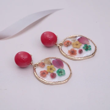 桃花盛開&times;吊墜耳勾.avif