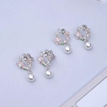 桃花盛開&times;吊墜耳勾.avif