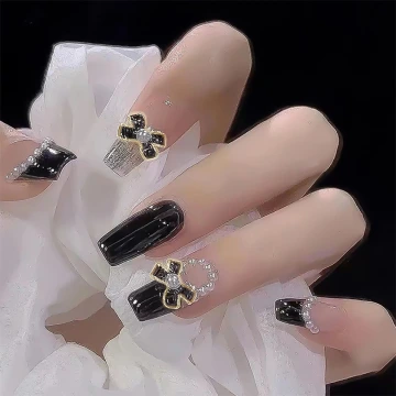 紅色鎏金豹纹亮面&times;穿戴式手指甲片&times;二十四入.avif