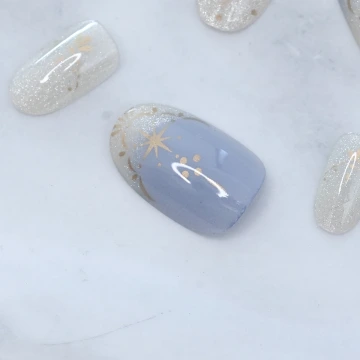 紅色鎏金豹纹亮面&times;穿戴式手指甲片&times;二十四入.avif