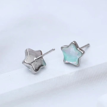 彗星繞星星&times;不對稱三角耳夾.avif