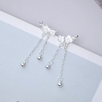 925銀針&times;貓眼石貓臉腳掌&times;不對稱吊墜耳環.avif